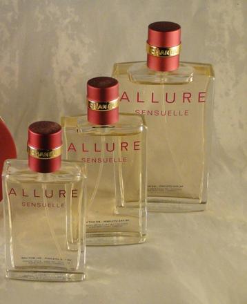 Chanel  ALLURE 3 x parfum FACTICE Origineel