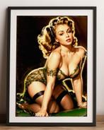 Grote Retro Sexy Leger Pin up Poster 50x70cm, Verzenden, Landmacht, Nederland, Foto of Poster