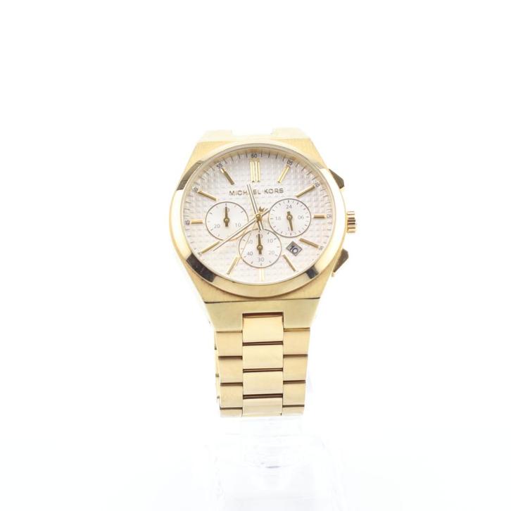 Michael Kors MK9120 Gouden Horloge | Nette staat, Sieraden, Tassen en Uiterlijk, Horloges | Heren, Zo goed als nieuw