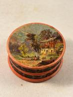 Sieradendoosje, ‘vrouw bij huis, rond, Ophalen of Verzenden