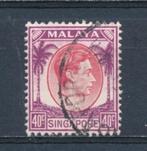 Singapore 1948 mi: 16A yt: 16(A) gebruikt [2171], Ophalen of Verzenden, Gestempeld, Zuidoost-Azië
