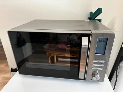 SilverCrest Magnetron met Grillfunctie – RVS, modern design, Witgoed en Apparatuur, Magnetrons, Zo goed als nieuw, Grill, Ophalen