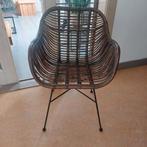 Rotan stoel, Huis en Inrichting, Stoelen, Ophalen, Gebruikt, Bruin, Eén