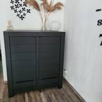 Massief eiken kast, Ophalen, Gebruikt, 25 tot 50 cm
