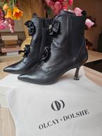 Nieuwe kalfsleren laarzen - Tijdloos elegant 41, Hoge laarzen, Zwart, Olcay Gulsen, Nieuw