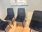 4 eetkamer stoelen, Huis en Inrichting, Ophalen, Zo goed als nieuw, Zwart, Vier