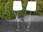 2 staande lampen als nieuw, Ophalen, 100 tot 150 cm, Zo goed als nieuw, Metaal
