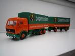 Herpa Mercedes NG combinatie Jagermeister, Ophalen of Verzenden, Gebruikt, Bus of Vrachtwagen, Herpa