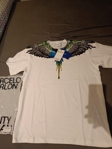 Marcelo Burlon wit t-shirt, nieuw