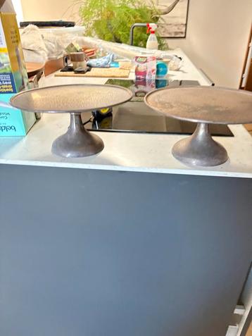 Verzilverde Taartplateau Etagère beschikbaar voor biedingen