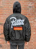 Patta Amsterdam Alpha Industries, Kleding | Heren, Jassen | Winter, Ophalen, Maat 48/50 (M), Zwart, Zo goed als nieuw