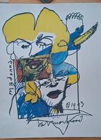 Litho- Herman Brood - Madonna 1993 Gesigneerd, Ophalen of Verzenden
