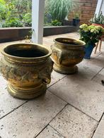 Antieke Koperen Schalen/Bloempotten, Ophalen, Koper