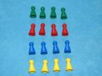 Plastic pionnen voor bordspellen, 4 van elke kleur 50 cent, Hobby en Vrije tijd, Gezelschapsspellen | Bordspellen, Nieuw, Ophalen of Verzenden