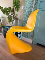 Kunstof replica panton geel, Huis en Inrichting, Stoelen, Ophalen, Kunststof, Overige kleuren, Zo goed als nieuw