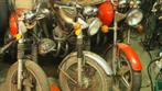 oude motorfiets, Motoren, Ophalen