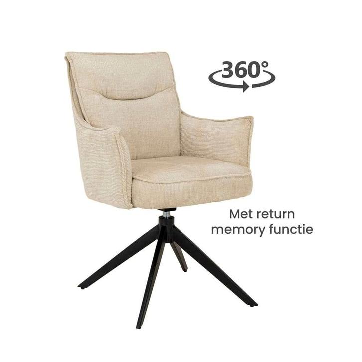 in 3 x betalen Eetkamerstoel Savona veelkleuren Livinnhome24, Huis en Inrichting, Stoelen, Nieuw, Vier, Stof, Overige kleuren