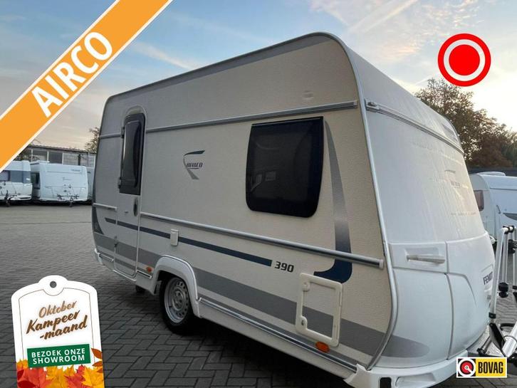Fendt Bianco 390 FH, Caravans en Kamperen, Caravans, Bedrijf, tot en met 4, Treinzit, Fendt, Frans bed, Overige typen, Fietsenrek