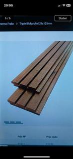 Fraké hout, Doe-het-zelf en Verbouw, Hout en Planken, Minder dan 25 mm, Nieuw, Plank, Overige houtsoorten