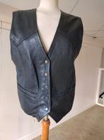 Gilet leer zwart 38/40, Maat 38/40 (M), Zwart, Ophalen of Verzenden, Onbekend