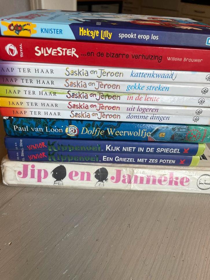 Pakket Kinderboeken:Heksje Lilly(verkocht),Saskia&Jeroen..., Boeken, Kinderboeken | Jeugd | onder 10 jaar, Gelezen, Fictie algemeen
