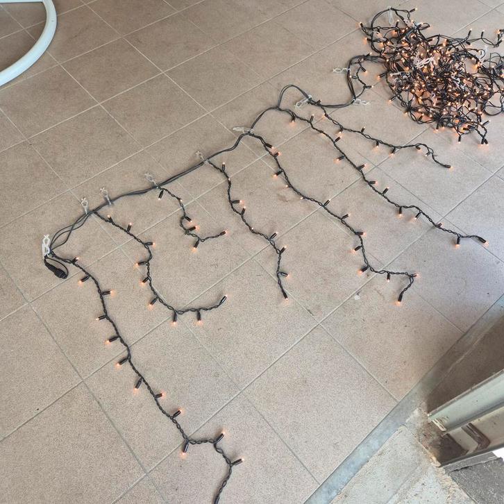 Luca koppelbare pegelverlichting - 6 meter, Tuin en Terras, Buitenverlichting, Gebruikt, Overige typen, Kunststof, Netvoeding