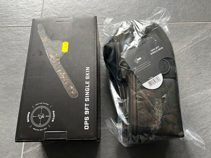 Nash Scope Ops 9ft Single Rod Skin NOG IN VERPAKKING!, Watersport en Boten, Hengelsport | Karpervissen, Nieuw, Overige typen, Ophalen of Verzenden