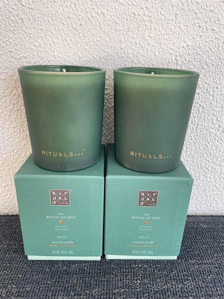 Rituals Jing kaars nieuw, Huis en Inrichting, Woonaccessoires | Kandelaars en Kaarsen, Zo goed als nieuw, Minder dan 25 cm, Overige materialen