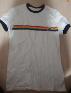Regenboog t-shirt, Wit, Ophalen of Verzenden, Zo goed als nieuw, Maat 46 (S) of kleiner