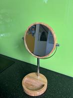 Spiegel tot 5 x vergroot en kantelbaar, Minder dan 50 cm, Rond, Ophalen of Verzenden, Zo goed als nieuw