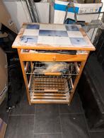 Keukentafeltje te koop., Ophalen, 50 tot 100 cm, Zo goed als nieuw, Minder dan 100 cm