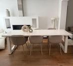 Houten Eettafel, Ophalen, Gebruikt, 200 cm of meer, 50 tot 100 cm