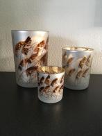 Trendy windlichten set-3 Straw Nieuw!, Overige materialen, Overige kleuren, Nieuw, Ophalen of Verzenden