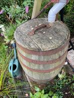 Regenton Whiskey Vat met Afvoer - Dalfsen, Tuin en Terras, 150 liter of meer, Ophalen, Gebruikt, Hout