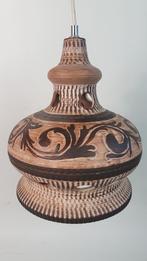 Vintage hanglamp terracotta aardewerk kap. S42, Tweedehands verkoop, Tweedehands verkoop, Gebruikt, Ophalen of Verzenden