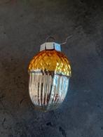 Antieke glazen kerstbal eikel, Diversen, Kerst, Ophalen