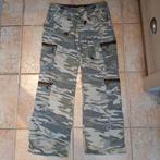Ms Bright superstoere camouflage leger print baggy 30-34, Ophalen of Verzenden, Gedragen, Maat 46/48 (XL) of groter, Groen