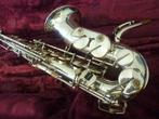 Vintage Alt saxofoon Schenkelaars/Keilwerth verzilverd, Ophalen, Zo goed als nieuw, Alt, Met koffer