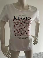 Liu jo shirt met steentjes maat m, Kleding | Dames, Maat 38/40 (M), Wit, Ophalen of Verzenden, Zo goed als nieuw