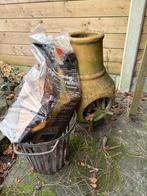 Vuurkorf potkachel +hout, Ophalen, Gebruikt