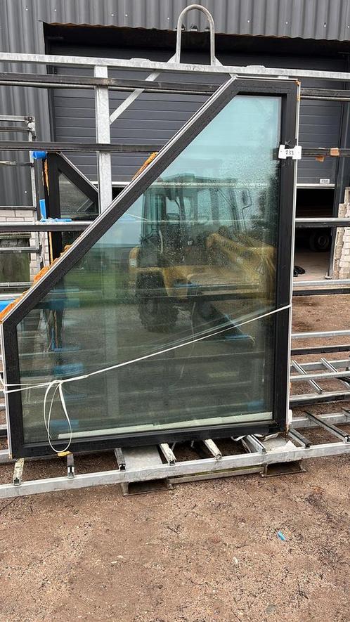 (233) Nieuw aluminium vast raamkozijn incl glas, Doe-het-zelf en Verbouw, Kozijnen en Schuifpuien, Nieuw, Raamkozijn, Aluminium