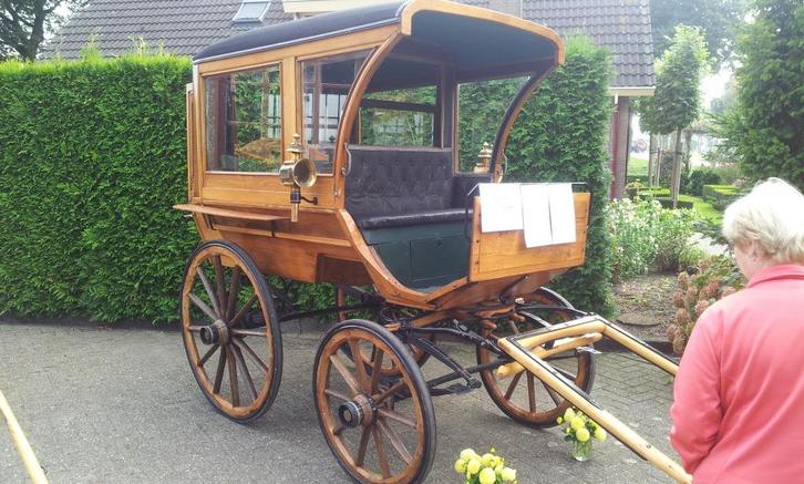 Antieke Gelderse kerkbrik, Dieren en Toebehoren, Rijtuigen en Koetsen, Zo goed als nieuw, Overige typen, Paard of Pony