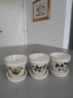 Set van 3 bloempotjes Villeroy & Boch Botanica, Ophalen of Verzenden, Zo goed als nieuw, Aardewerk, Overige stijlen
