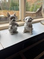 Set porseleinen hondjes – vintage decoratie – diverse rassen, Antiek en Kunst, Antiek | Porselein, Ophalen of Verzenden