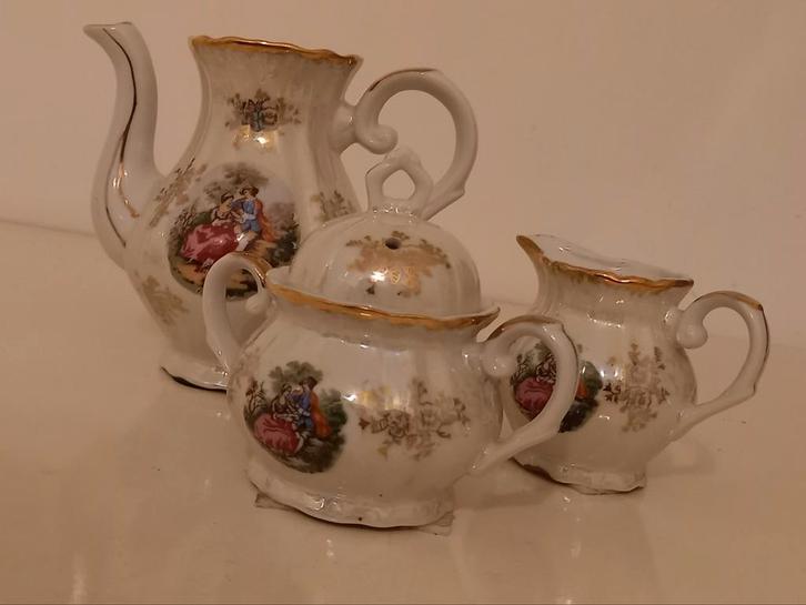 Antieke theeservies, Antiek en Kunst, Antiek | Servies compleet, Ophalen of Verzenden