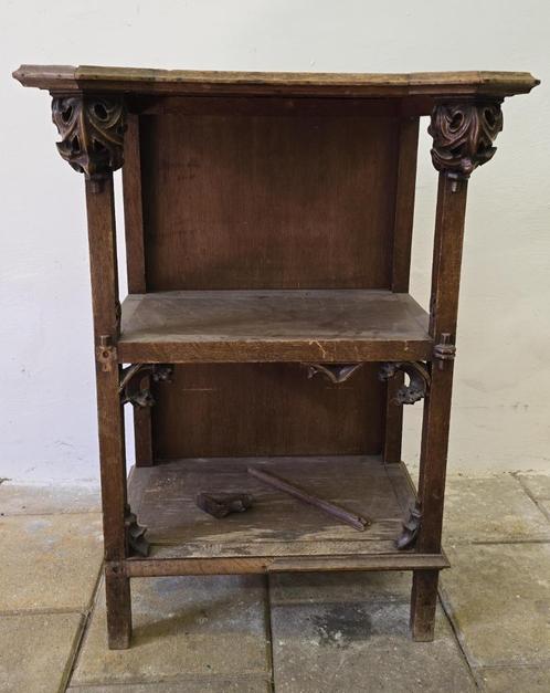Prachtig antiek brocante kloosterkastje, Antiek en Kunst, Curiosa en Brocante, Ophalen