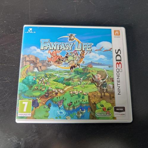 3DS Fantasy Life, Spelcomputers en Games, Games | Nintendo 2DS en 3DS, Zo goed als nieuw, Role Playing Game (Rpg), 2 spelers, Vanaf 7 jaar