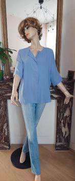 Prachtige Woman by Earn crêpe blouse mt 38, Kleding | Dames, Blauw, Maat 38/40 (M), Woman by Earn, Zo goed als nieuw