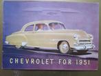 1951 CHEVROLET brochure, Engels, Ophalen of Verzenden, Zo goed als nieuw, Chevrolet