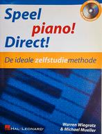 Speel Piano! Direct!. Met CD. Zelfstudiemetode., Les of Cursus, Ophalen of Verzenden, Zo goed als nieuw, Piano